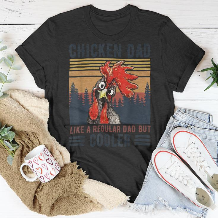 Chicken Chicken Chicken Dad Like A Regular Dad Farmer Poultry Father Day_ V3 Unisex T-Shirt Unique Gifts