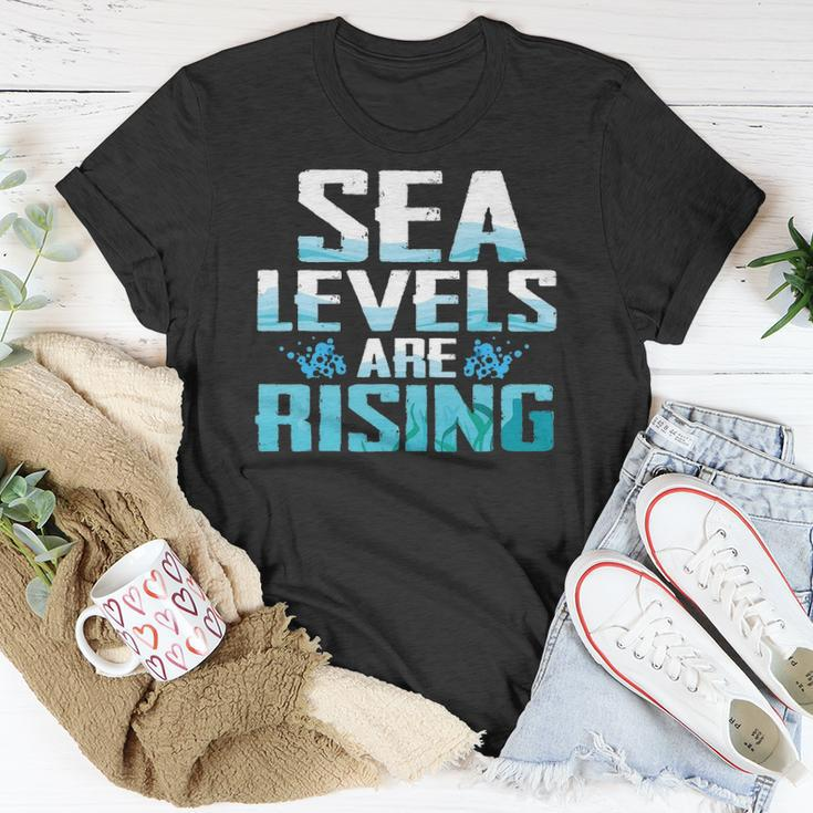 Climate Change Sea Level Rising Gift Unisex T-Shirt Unique Gifts