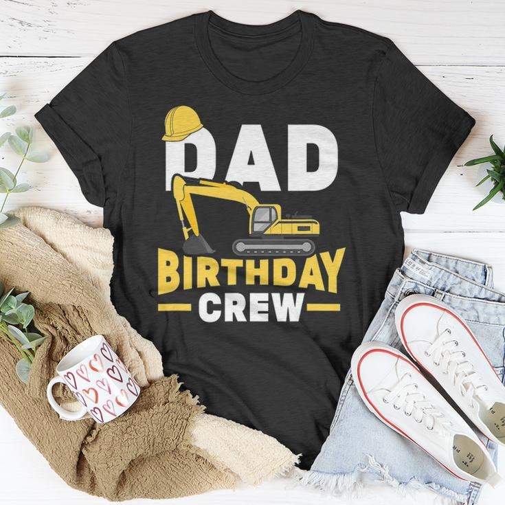 Construction Birthday Party Digger Dad Birthday Crew T-shirt Personalized Gifts
