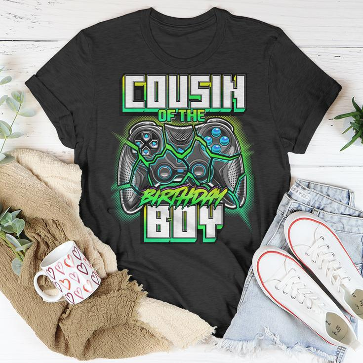 Cousin Of The Birthday Boy Matching Family Video Game Party Unisex T-Shirt Funny Gifts