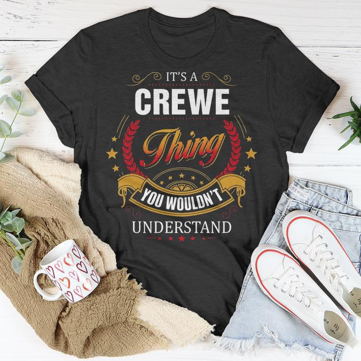 Crewe Shirt Family Crest CreweShirt Crewe Clothing Crewe Tshirt Crewe Tshirt For The Crewe T-Shirt Funny Gifts