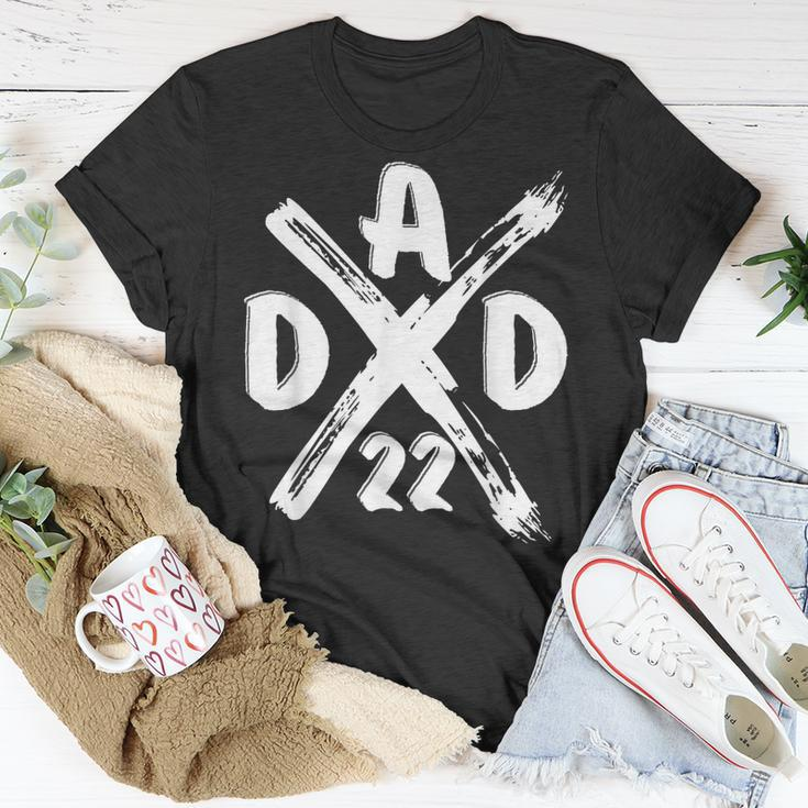 Dad Father Becoming Father 2022 Baby Fathers Day T-shirt Personalized Gifts