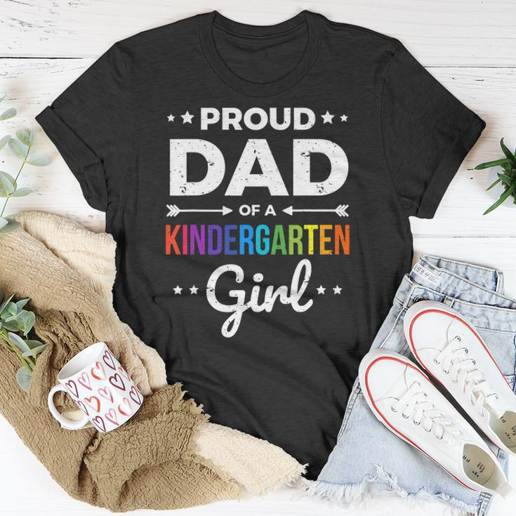Dad Of A Kindergarten Girl Gift Unisex T-Shirt Unique Gifts
