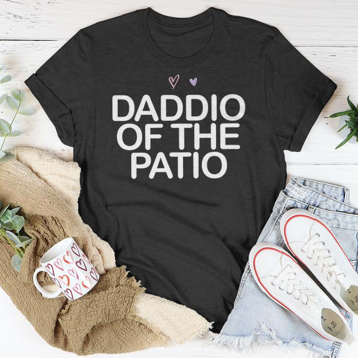 Daddio Of The Patio Saying Mom Heart Cute Graphic T-shirt Personalized Gifts