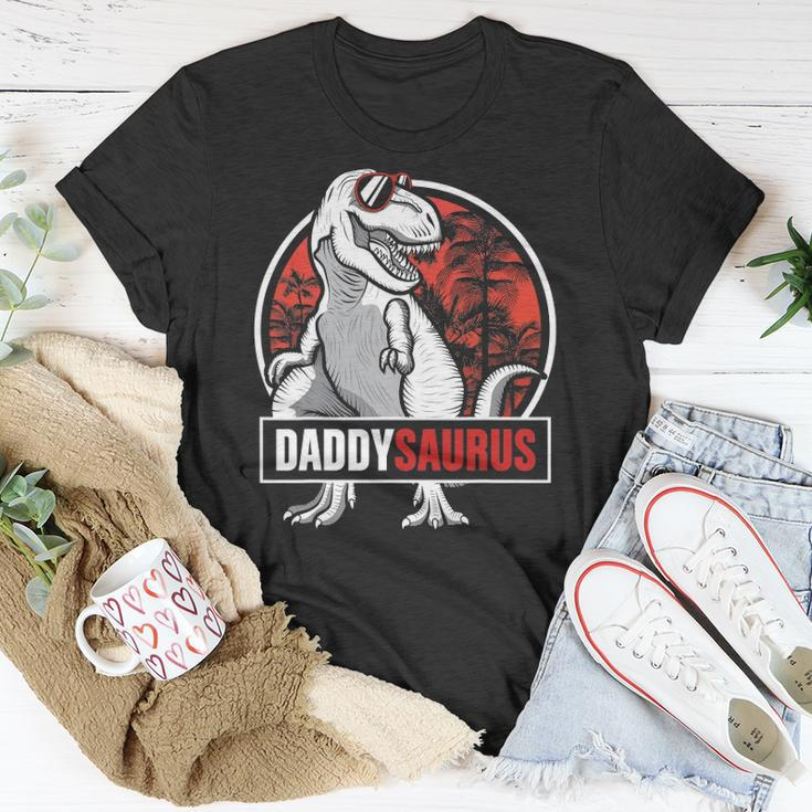 Daddysaurus Fathers Day Giftsrex Daddy Saurus Men Unisex T-Shirt Unique Gifts