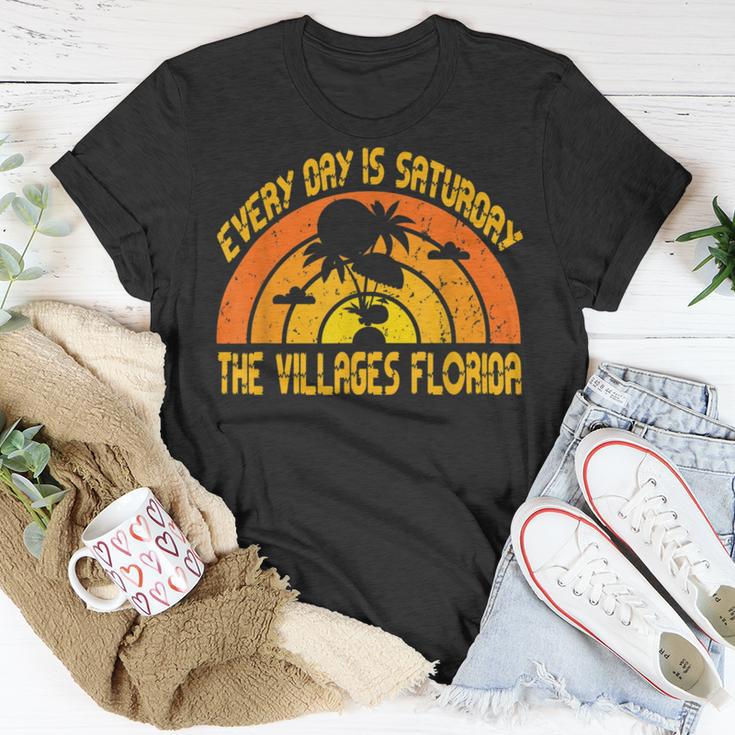 Every Day Is Saturday The Villages Florida Unisex T-Shirt Funny Gifts