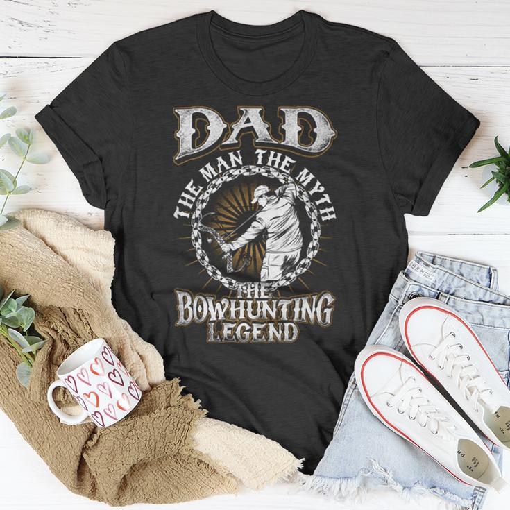 Father Grandpa Dadthe Bowhunting Legend S73 Family Dad Unisex T-Shirt Unique Gifts