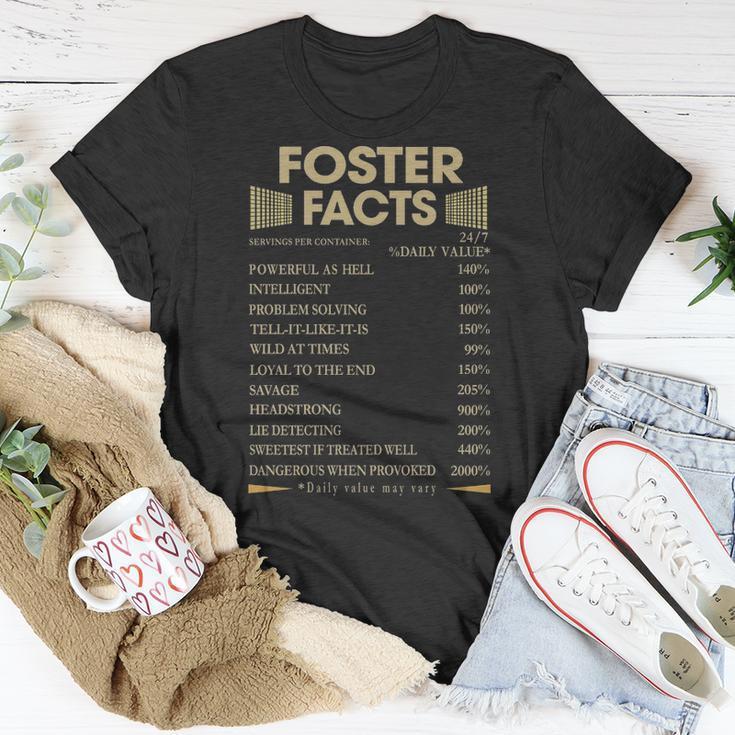 Foster Name Foster Facts T-Shirt Funny Gifts