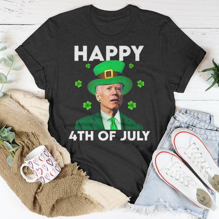 Funny Joe Biden Happy 4Th Of July St Patricks Day Unisex T-Shirt Unique Gifts