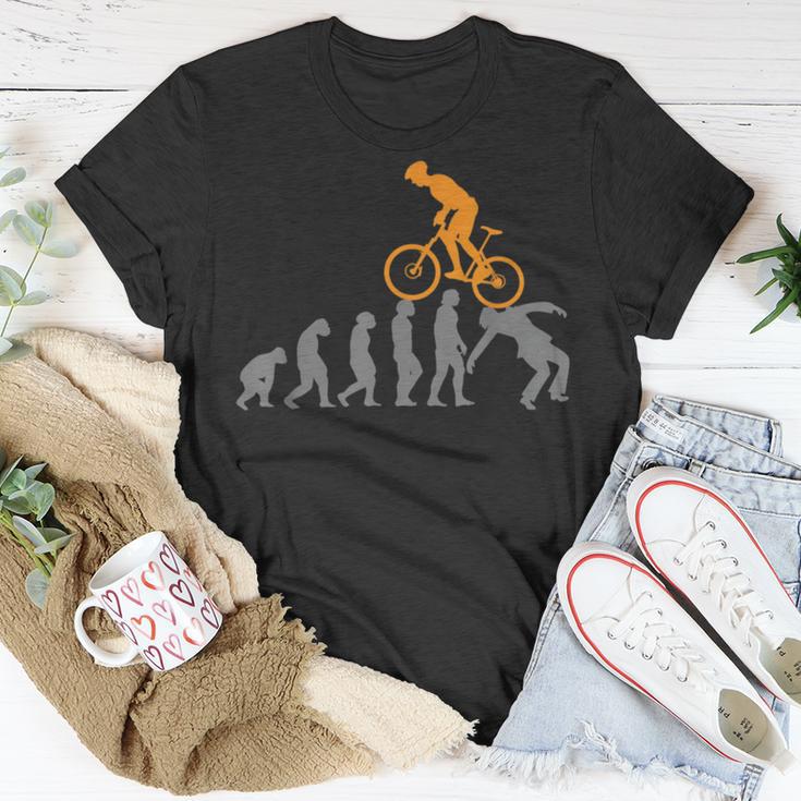 Funny Mountain Bike Evolution Biker Best Unisex T-Shirt Funny Gifts