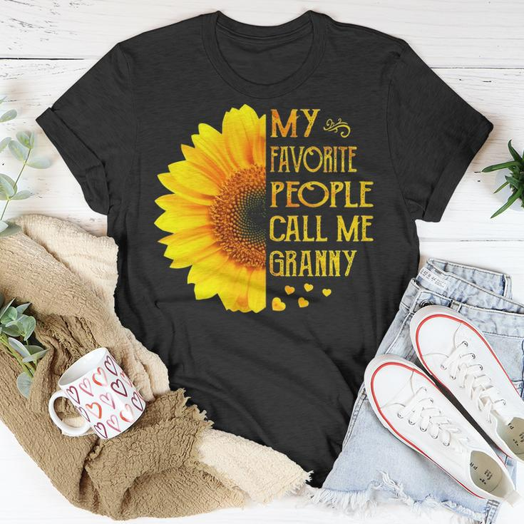 Granny Grandma My Favorite People Call Me Granny T-Shirt Funny Gifts