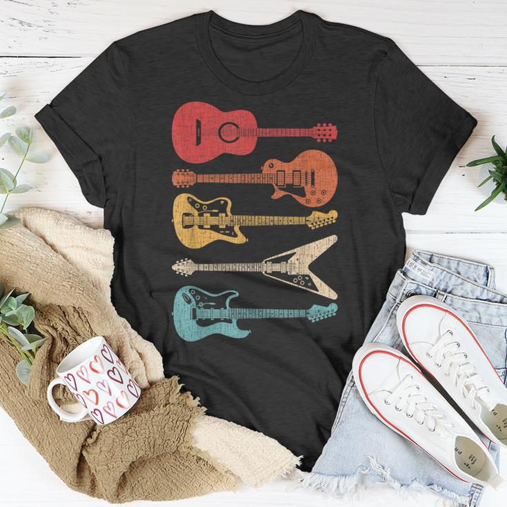 Guitar Lover Retro Style Gift For Guitarist Unisex T-Shirt Unique Gifts