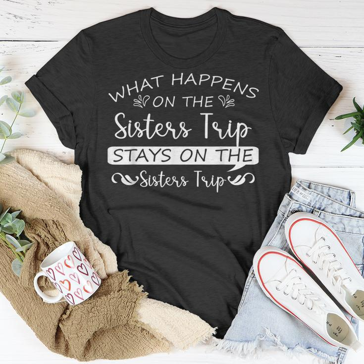 What Happens On The Sisters Trip Stays On The Sisters Trip T-shirt Personalized Gifts