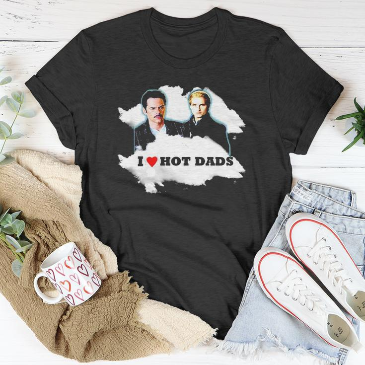 I Love Hot Dads Charlie Swan Carlisle Cullen Unisex T-Shirt Unique Gifts
