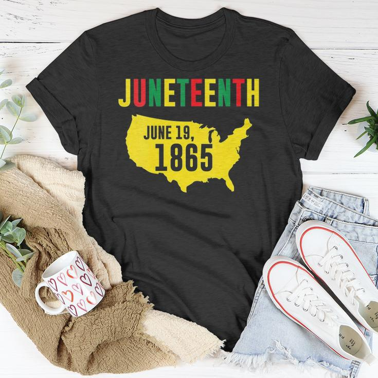 Juneteenth June 19 1865 Black Pride History Black Freedom T-shirt Personalized Gifts