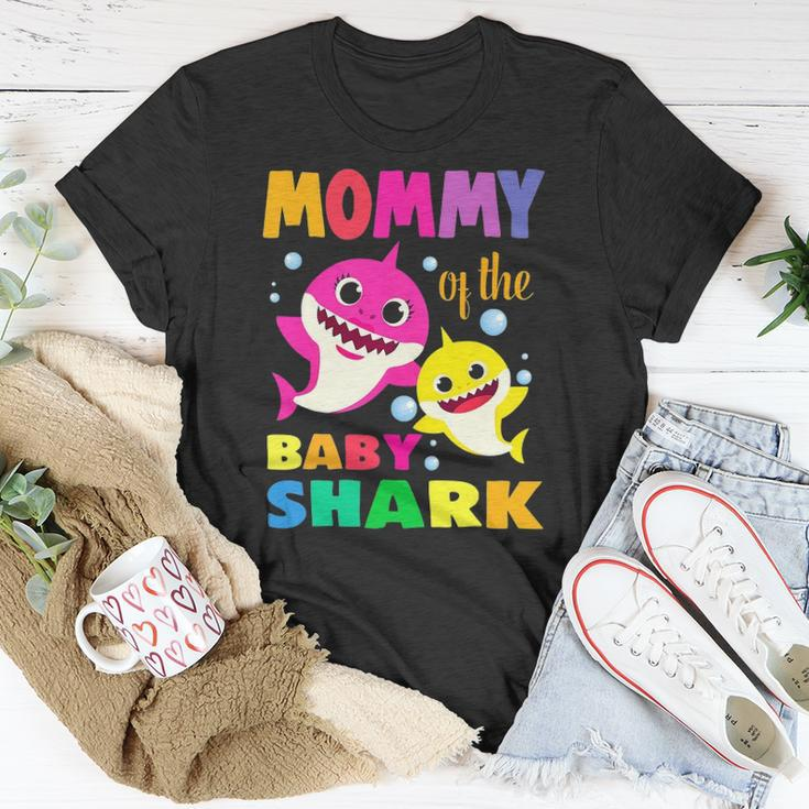 Kids Mommy Of The Birthday Shark Mom Matching Family Unisex T-Shirt Unique Gifts