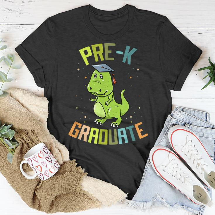Kids Preschool Graduation Gift Preschooler Dinosaur Pre-K Unisex T-Shirt Unique Gifts
