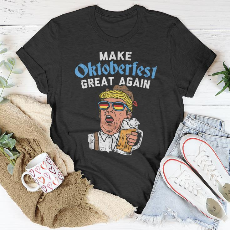 Make Oktoberfest Great Again Funny Trump Drink Beer Mug Unisex T-Shirt Unique Gifts