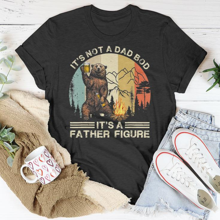 Mens Funny Bear Camping - Its Not A Dad Bod Its A Father Figure Unisex T-Shirt Unique Gifts