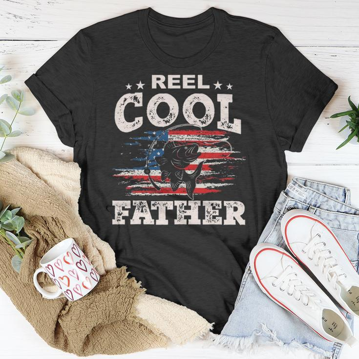 Mens Gift For Fathers Day Tee - Fishing Reel Cool Father Unisex T-Shirt Unique Gifts