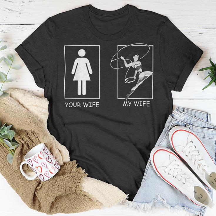 Mens My Wife Vs Your Wife Funny Husband Men Groom Present Sleeveless Top 269 Trending Shi Unisex T-Shirt Funny Gifts