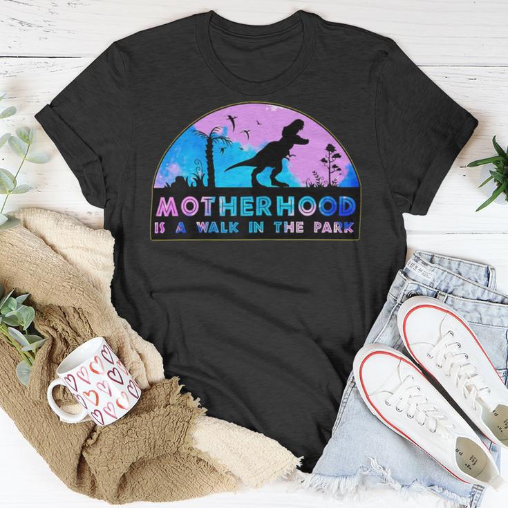 Motherhood Like A Walk In The Park 422 Trending Shirt Unisex T-Shirt Funny Gifts