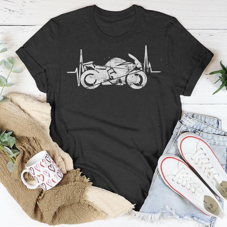 Motorcycle Heartbeat Dreaming Racing 496 Shirt Unisex T-Shirt Funny Gifts