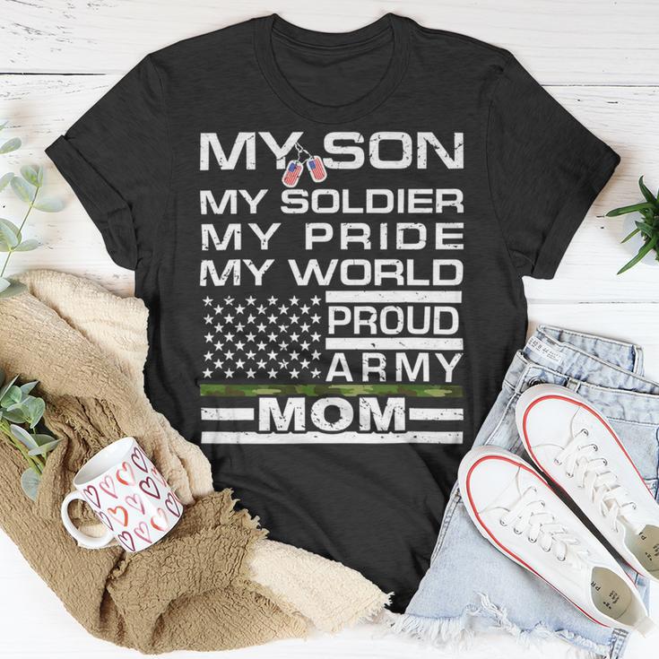 My Son My Soldier Hero Proud Army Mom 698 Shirt Unisex T-Shirt Funny Gifts