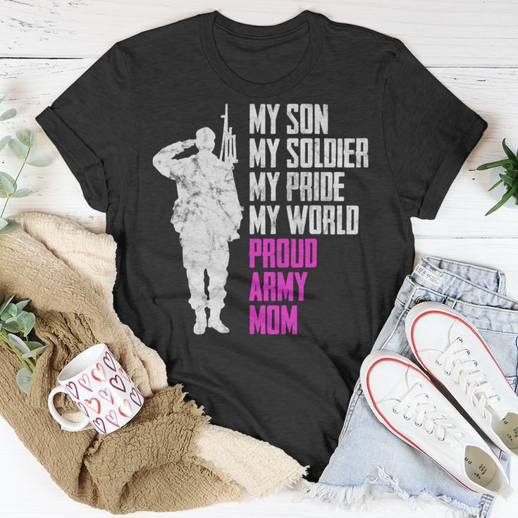 My Son My Soldier Proud Army Mom 692 Shirt Unisex T-Shirt Funny Gifts