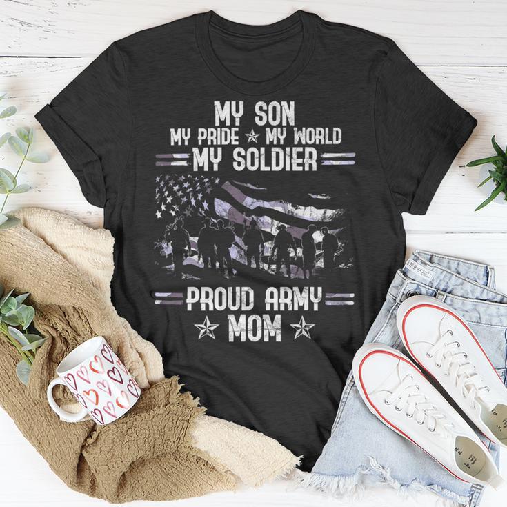 My Son My Soldier Proud Army Mom 693 Shirt Unisex T-Shirt Funny Gifts