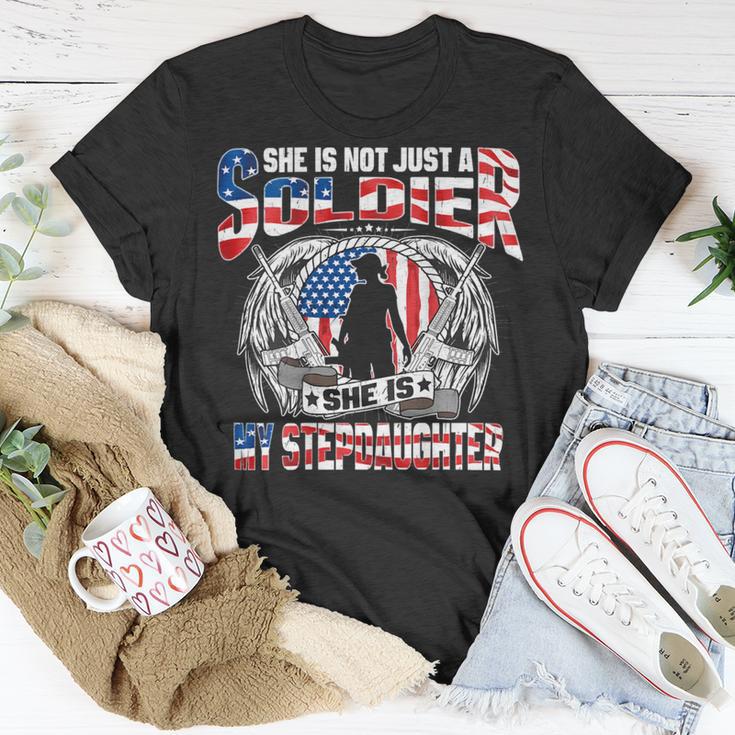 My Stepdaughter Is A Soldier Hero 683 Shirt Unisex T-Shirt Funny Gifts