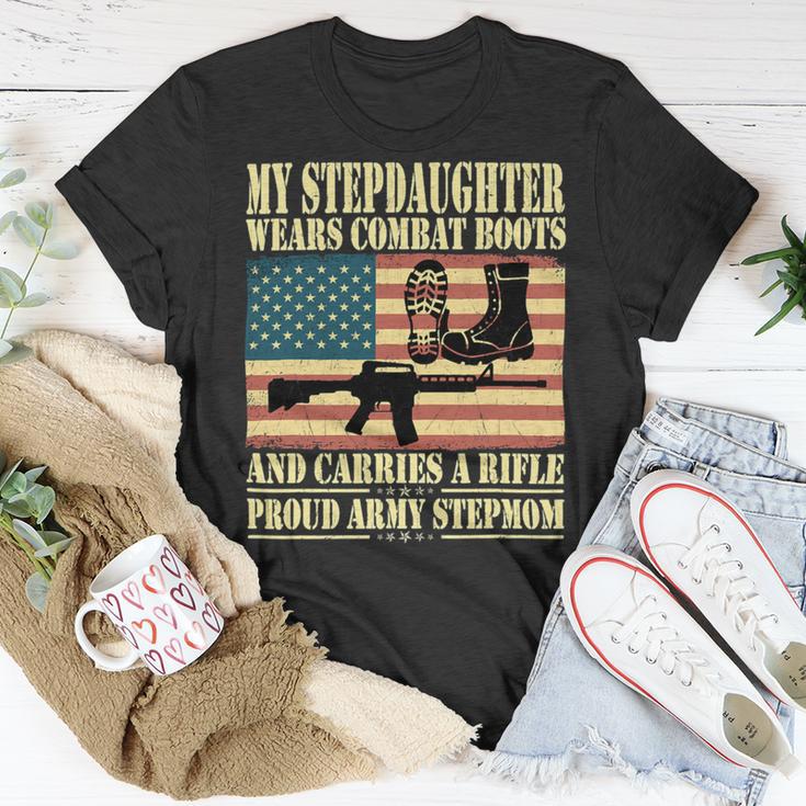 My Stepdaughter Wears Combat Boots 680 Shirt Unisex T-Shirt Funny Gifts