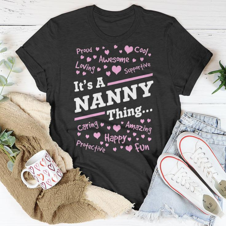 Nanny Grandma Its A Nanny Thing T-Shirt Funny Gifts