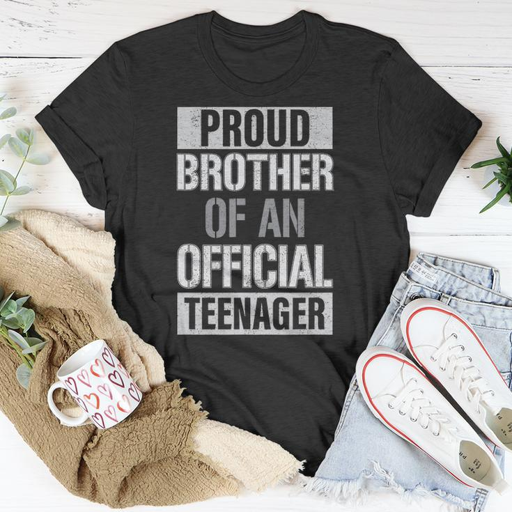 Official Teenager Brother 13Th Birthday Brother Party Gifts Unisex T-Shirt Unique Gifts