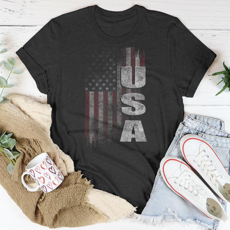 Patriotic Usa American Flag V2 Unisex T-Shirt Unique Gifts