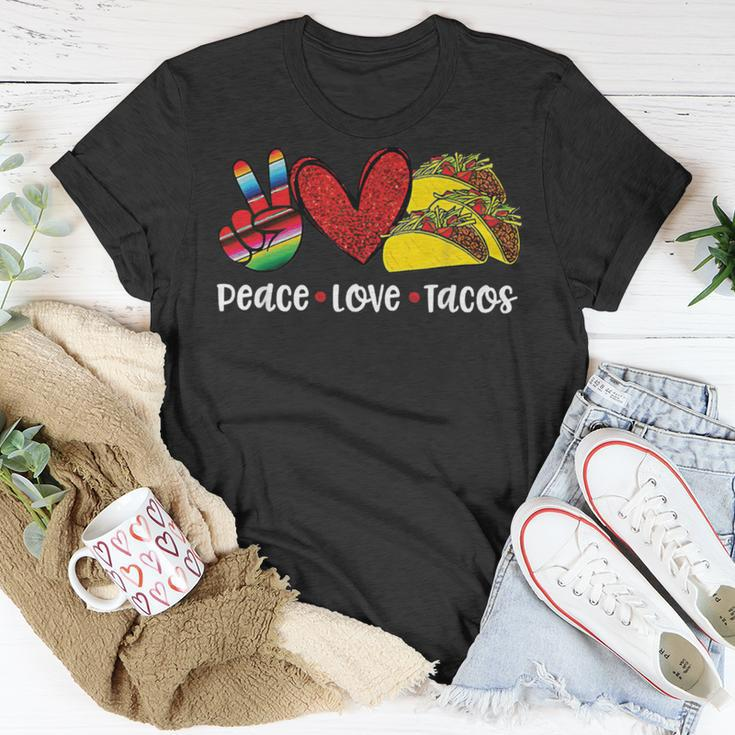Peace Love Cinco De Mayo Funny V2 Unisex T-Shirt Unique Gifts