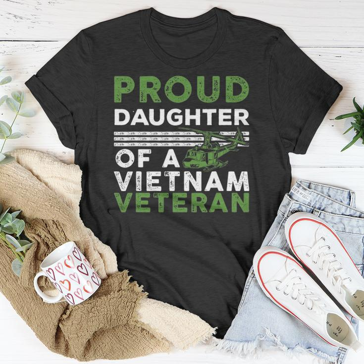 Proud Daughter Of A Vietnam Veteran War Soldier Unisex T-Shirt Unique Gifts