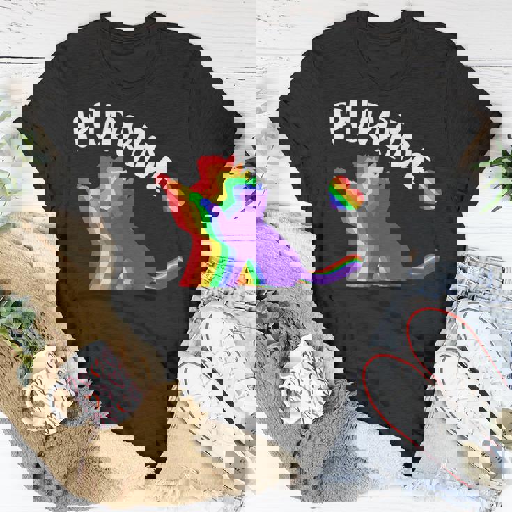 Purride Gay Pride Cat Pride Cat Cat Lgbtq Unisex T-Shirt Unique Gifts Purride Gay Pride Cat Pride Cat Cat Lgbtq Unisex T-Shirt Unique Gifts