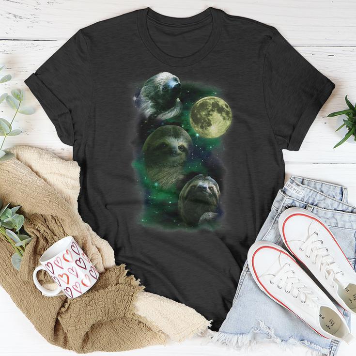 Sloth Moon Funny Parody Nap Sloth Lazy 850 Shirt Unisex T-Shirt Funny Gifts