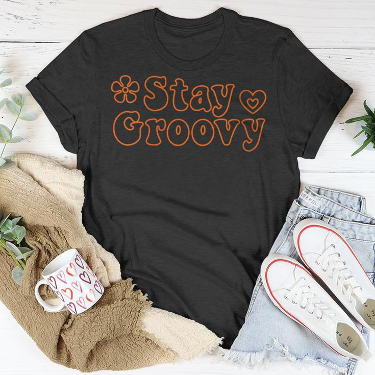 Stay Groovy Hippie Retro Style Unisex T-Shirt Funny Gifts