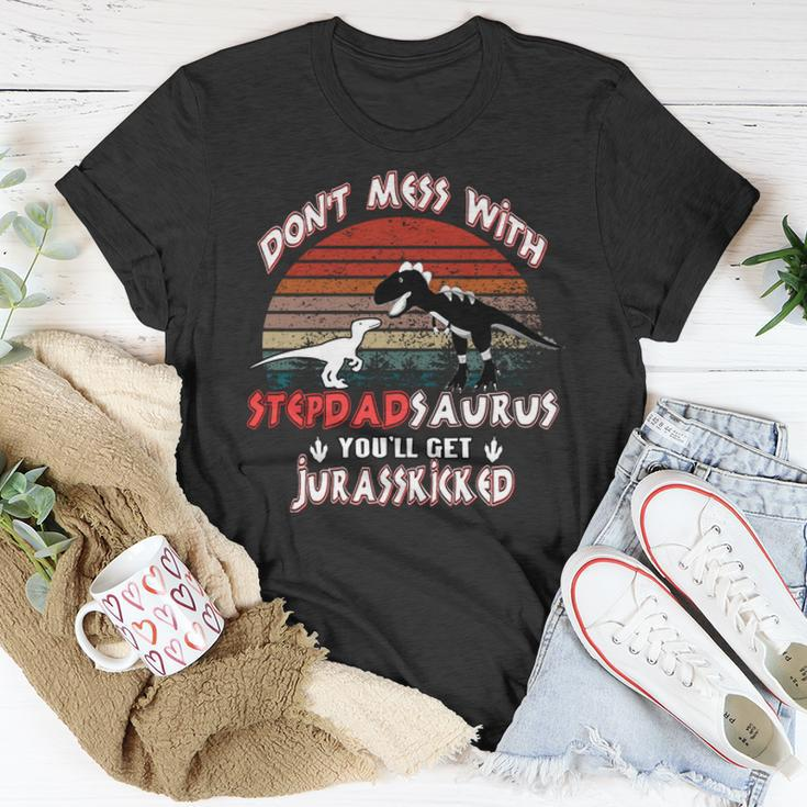 Stepdad Dinosaur Unisex T-Shirt Unique Gifts