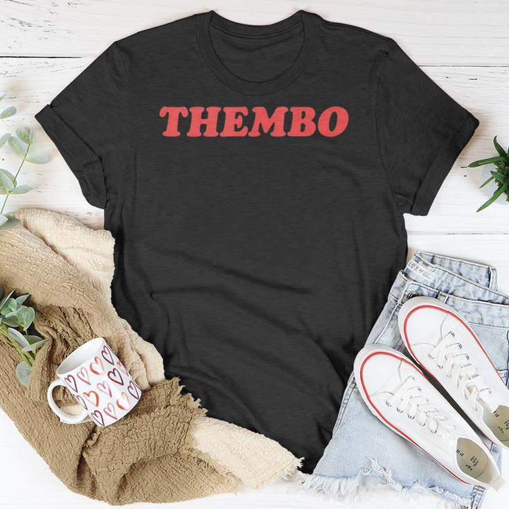 Thembo Them Bimbo Nonbinary Genderfluid Pronouns Pride Unisex T-Shirt Unique Gifts