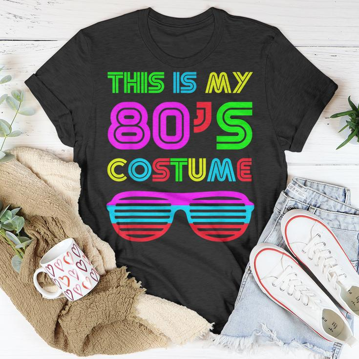 This Is My 80S Costume Retro Halloween Disco Costume Unisex T-Shirt Funny Gifts