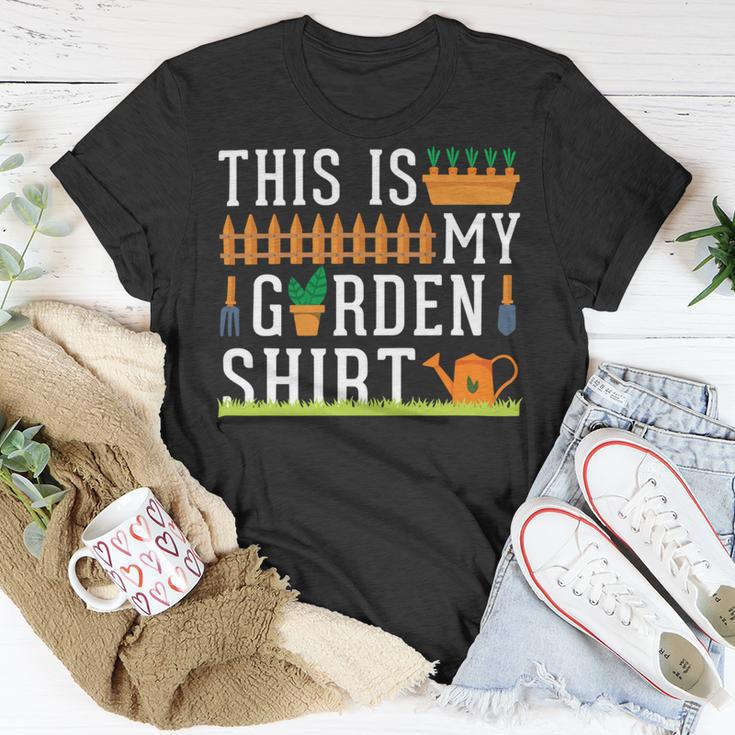 This Is My Garden Gardener Hobplanter 550 Shirt Unisex T-Shirt Funny Gifts