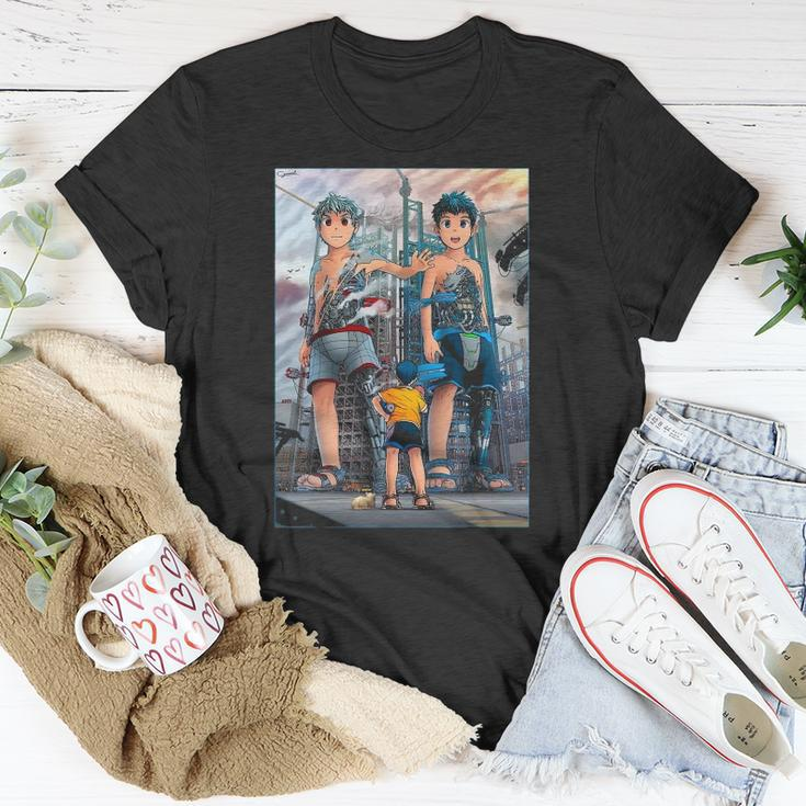 Two Robot Boys Anime Boy Unisex T-Shirt Unique Gifts