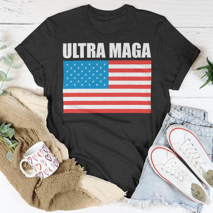Ultra Maga Us Flag Unisex T-Shirt Unique Gifts