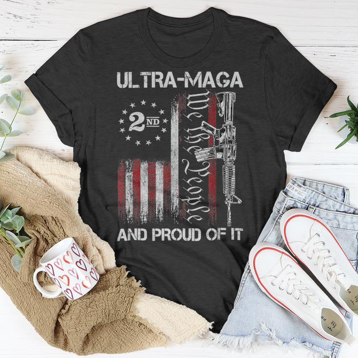 Ultra Maga We The People Proud Republican Usa Flag Unisex T-Shirt Funny Gifts