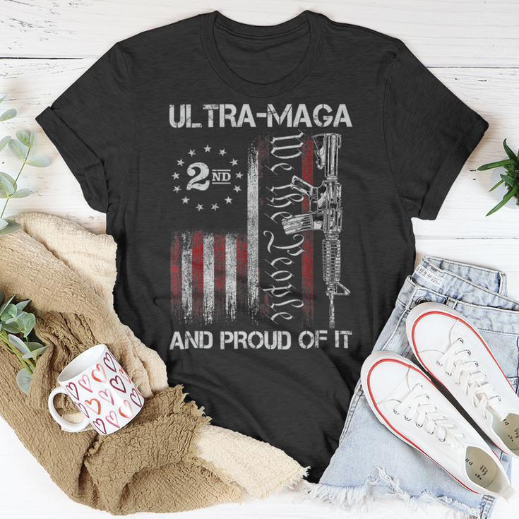 Ultra Maga We The People Proud Republican Usa Flag V2 Unisex T-Shirt Funny Gifts