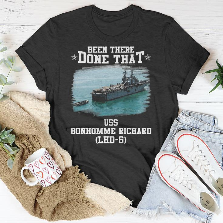 Uss Bonhomme Richard Lhd-6 Veterans Day Fathers Day Unisex T-Shirt Unique Gifts