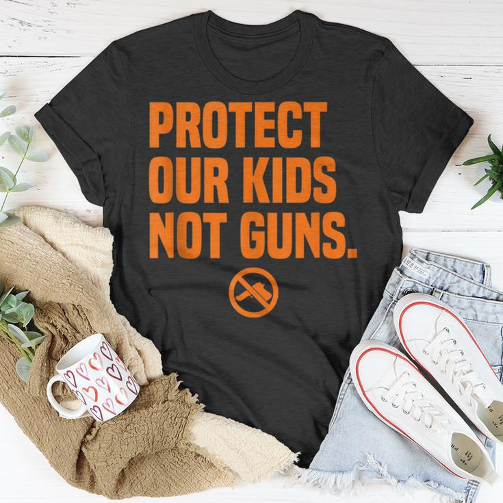 Wear Orange Protect Our Kids Not Guns End Gun Violence Unisex T-Shirt Unique Gifts